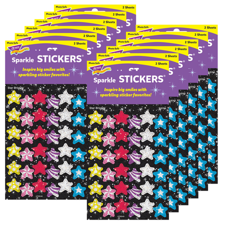 TREND ENTERPRISES Star Brights Sparkle Stickers®, PK864 T6304